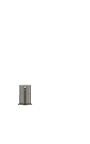 MEIR ROUND DECK MOUNTED MIXER. PVD GUNMETAL GREY FINISH