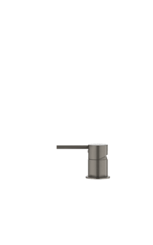 MEIR ROUND DECK MOUNTED MIXER. PVD GUNMETAL GREY FINISH