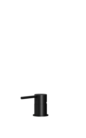 MEIR ROUND DECK MOUNTED MIXER. MATTE BLACK FINISH