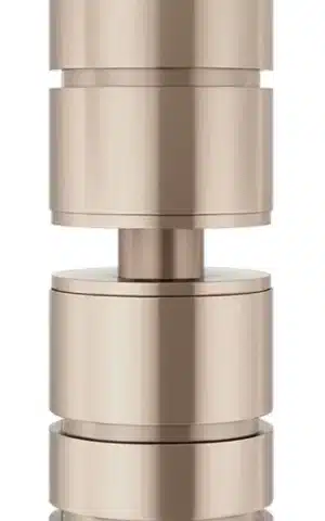 Meir Shower Door Round Handle. Champagne finish