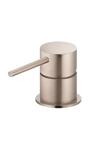 ROUND DECK MOUNTED MIXER CHAMPAGNE