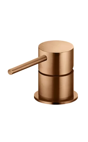 ROUND DECK MOUNTED MIXER PVD LUSTRE BRONZE