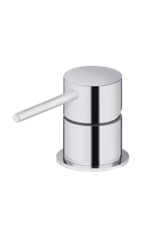 ROUND DECK MOUNTED MIXER POLISHED CHROME