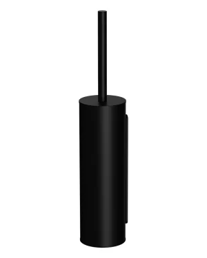 MEIR ROUND TOILET BRUSH HOLDER MATTE BLACK