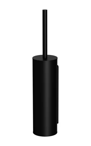 MEIR ROUND TOILET BRUSH HOLDER MATTE BLACK