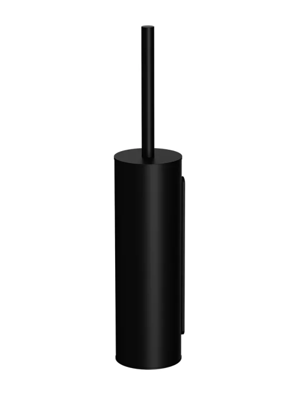 MEIR ROUND TOILET BRUSH HOLDER MATTE BLACK