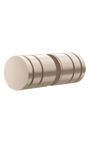 SHOWER DOOR ROUND HANDLE CHAMPAGNE