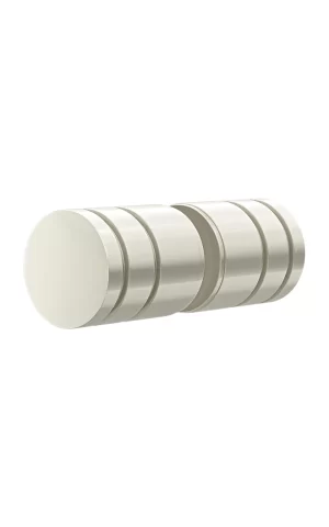 SHOWER DOOR ROUND HANDLE PVD BRUSHED NICKEL