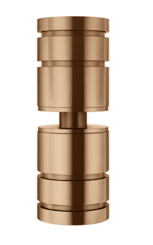 Meir Shower Door Round Handle in PVD Lustre Bronze finish