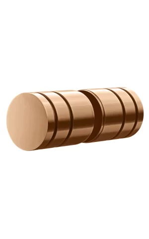 SHOWER DOOR ROUND HANDLE PVD LUSTRE BRONZE