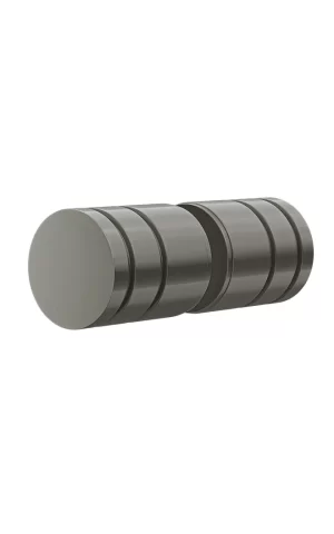 SHOWER DOOR ROUND HANDLE SHADOW GUNMETAL