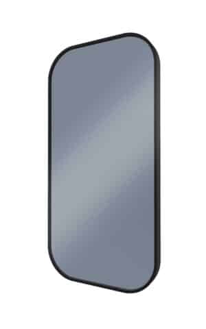 Modern Soft Rectangle Round Wall Mirror MSR4590-MB