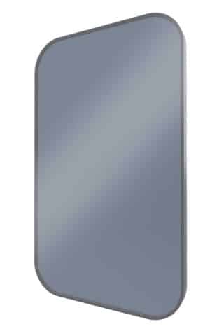 Modern Soft Rectangle Round Wall Mirror MSR60100-GM