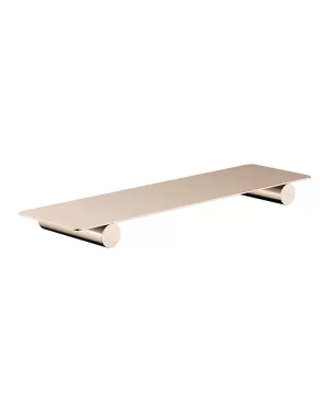 Meir 'Curvae' Shower Shelf (400mm) - Champagne finish