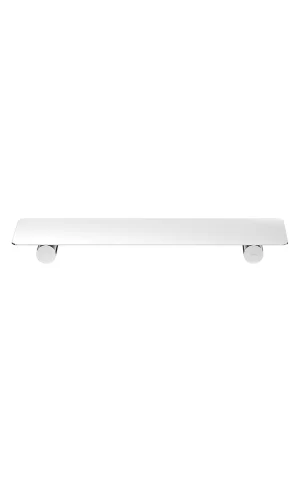 Meir 'Curvae' Shower Shelf (400mm) - Chrome finish