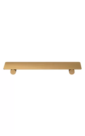 Meir 'Curvae' Shower Shelf (400mm) - PVD Lustre Bronze finish