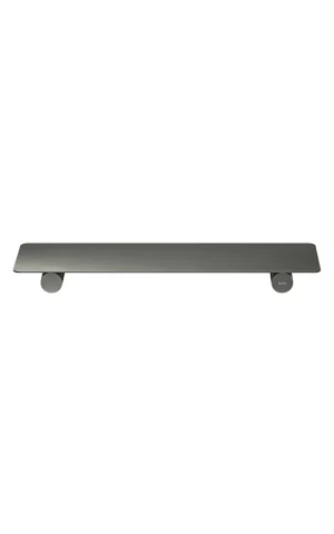 Meir 'Curvae' Shower Shelf (400mm) - PVD Gunmetal Grey finish