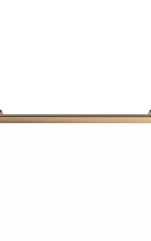 Meir Curvaé double towel rail, 800mm - PVD Lustre Bronze finish