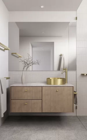 MeirCurvaeTigerBronzeTowel_Rail_shower_shelf_robe_hook_gooseneck_shower_hinges Real View