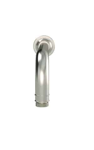 MEIR HARRINGTON SHOWER ARM (400MM) - PVD BRUSHED NICKEL FINISH