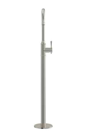 MEIR HARRINGTON FREESTANDING BATH MIXER - PVD BRUSHED NICKEL FINISH