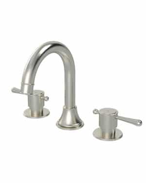 MEIR HARRINGTON 3-HOLE BASIN SET - PVD BRUSHED NICKEL FINISH