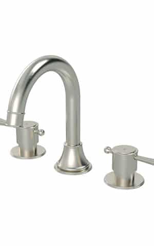 MEIR HARRINGTON 3-HOLE BASIN SET - PVD BRUSHED NICKEL FINISH