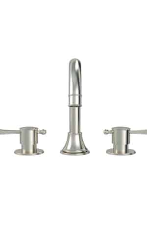 MEIR HARRINGTON 3-HOLE BASIN SET - PVD BRUSHED NICKEL FINISH