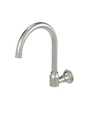 MEIR HARRINGTON WALL MOUNT SWIVEL SPOUT -PVD BRUSHED NICKEL