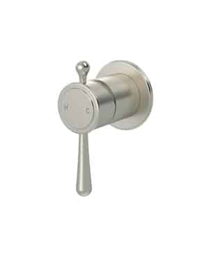 MEIR 'HARRINGTON' WALL MIXER TRIM KIT (IN-WALL BODY NOT INCLUDED) - PVD BRUSHED NICKEL FINISH