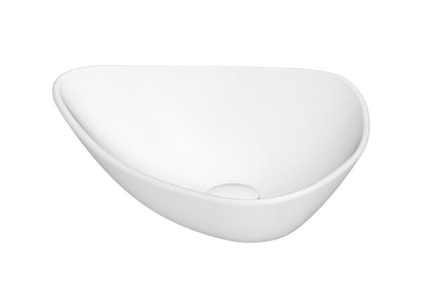 ADP 'Fiore' Above Counter Basin. Gloss or Matte White ceramic