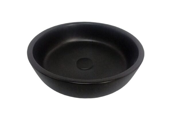 ADP 'Resort Black' Above counter basin. Matte Black ceramic finish