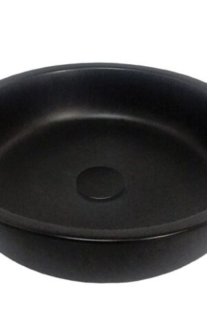 ADP 'Resort Black' Above counter basin. Matte Black ceramic finish