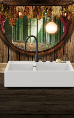 Schock ' Kallio' 1 & 1/3 bowl topmount sink