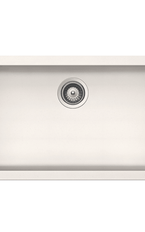 Schock 'Signus' Large Single Topmount Sink, No Taphole. Granite White finish