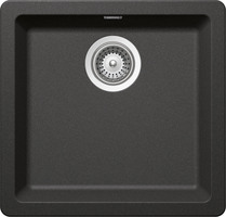 SCHOCK 'SOHO' SINGLE BOWL SINK. ABOVEMOUNT OR UNDERMOUNT. OVERFLOW, NO TAPHOLE. GRANITE STONE FINISH