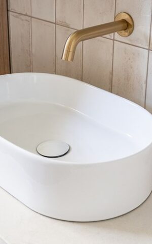 ADP 'Patty' Above Counter Basin. White Gloss or Matte White. Ceramic