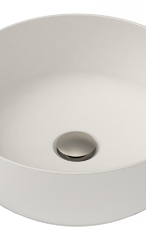 Above counter basin. Made of Italian Ceramic 'Scarabeo'