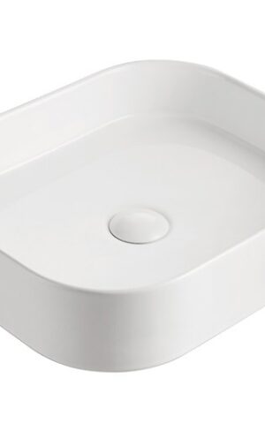 ADP 'Louie' Above Counter Basin. White ceramic material. Gloss or Matte White finish