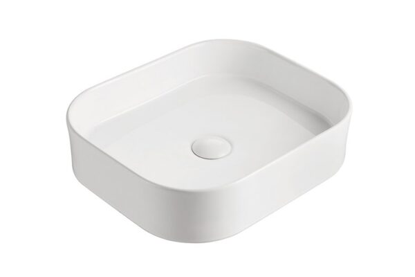 ADP 'Louie' Above Counter Basin. White ceramic material. Gloss or Matte White finish