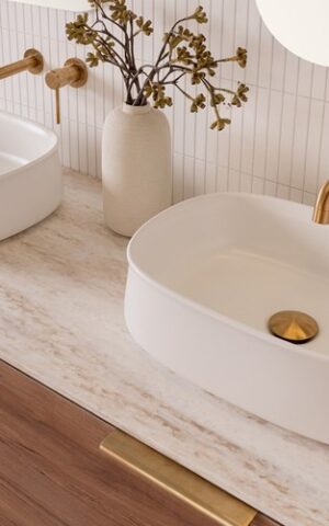 ADP 'Hewit' Above Counter Basin Matte or Gloss White Finish