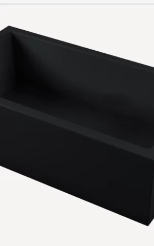 Oliveri Sicily Fireclay Farmhouse Counter Top or Undermount Sink, Black / SKU: SC-MB1980