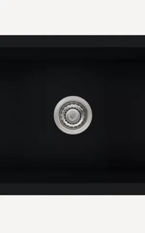 Oliveri Sicily Fireclay Farmhouse Counter Top or Undermount Sink, Black / SKU: SC-MB1980