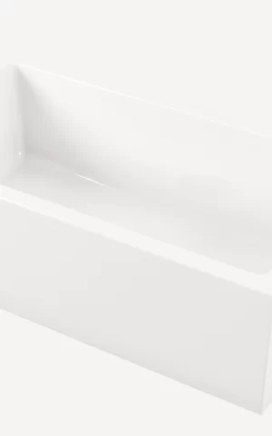 Oliveri Sicily Fireclay Farmhouse Counter Top or Undermount Sink, White / SKU: SC-WH1980